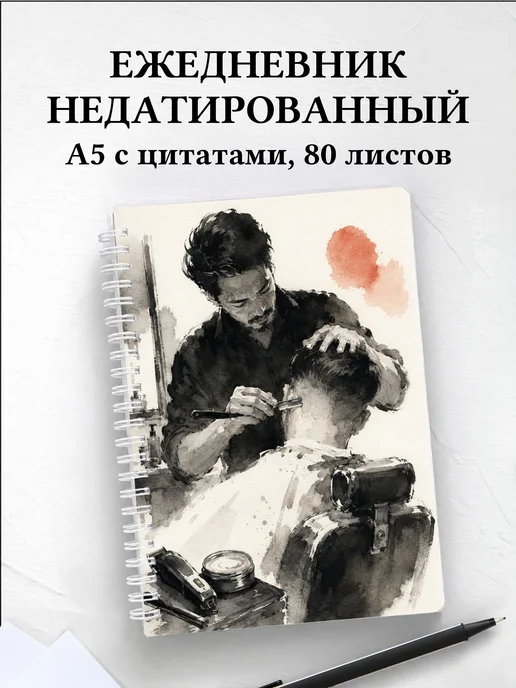 Ежедневник недатированный барбера