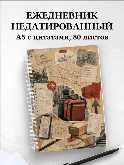 Ежедневник недатированный курьера
