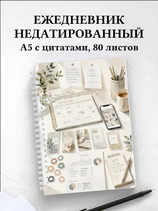 Ежедневник недатированный SMM-специалиста