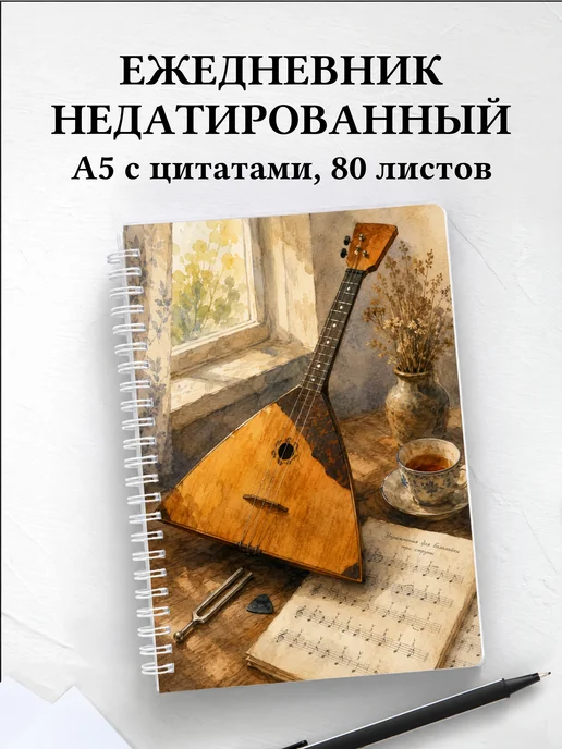 Ежедневник недатированный балалаечника