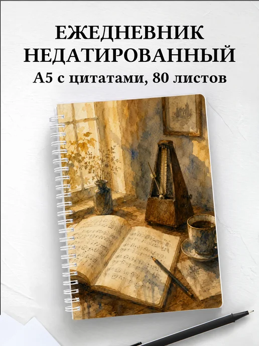 Ежедневник недатированный композитора