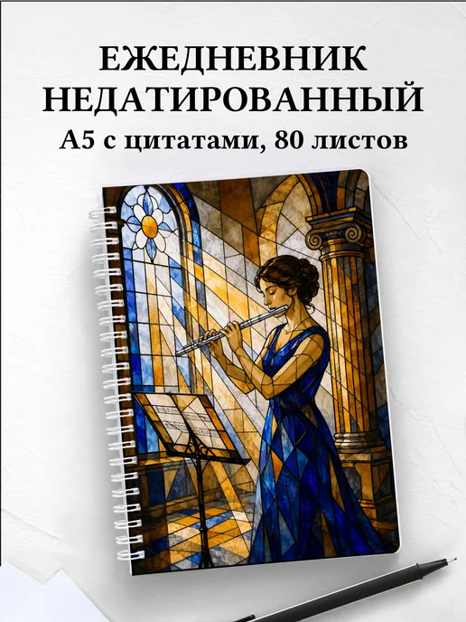 Ежедневник недатированный флейтиста