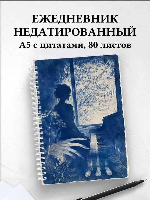 Ежедневник недатированный пианиста