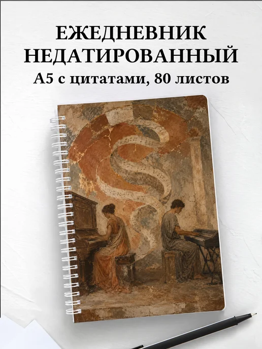 Ежедневник недатированный пианиста