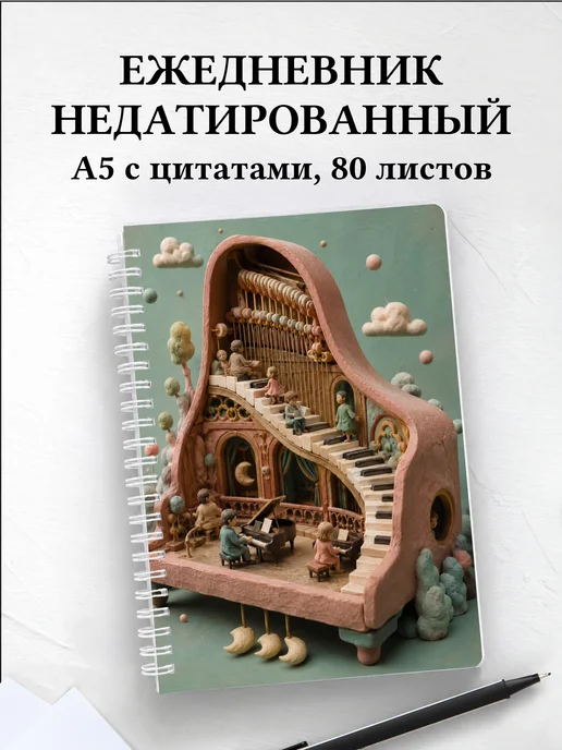 Ежедневник недатированный пианиста
