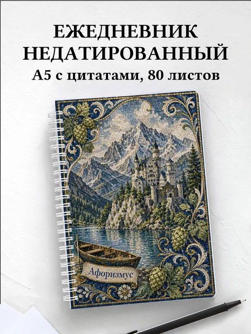Ежедневник недатированный Германия с мотивирующими цитатами