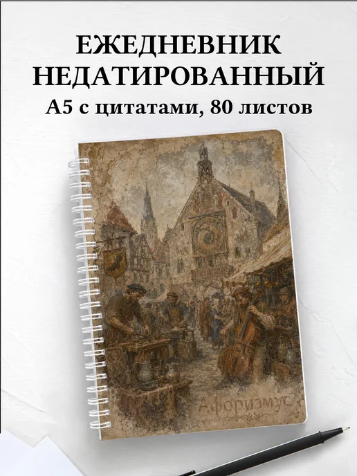 Ежедневник недатированный Германия с мотивирующими цитатами