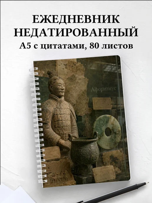 Ежедневник недатированный Китай с мотивирующими цитатами