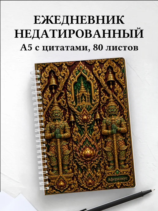 Ежедневник недатированный Таиланд с мотивирующими цитатами