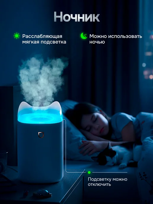Wiardum Увлажнитель воздуха для дома, белый, фото 4