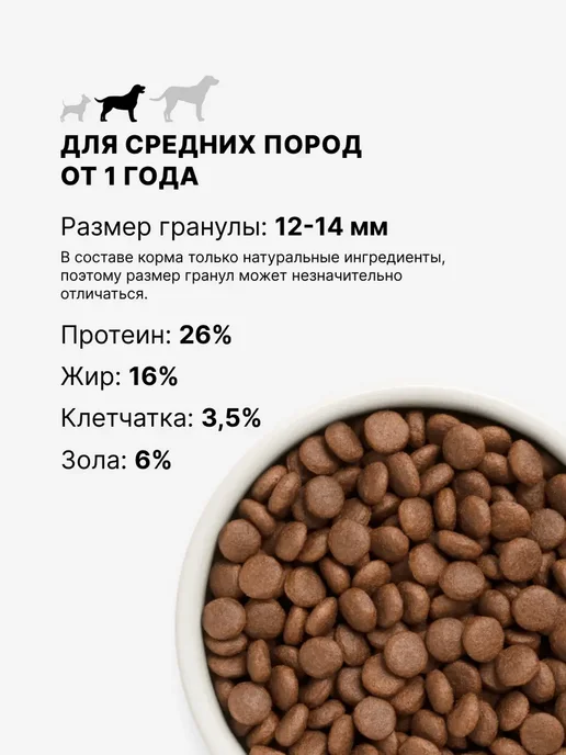Сухой корм PREMIER для собак, средние, индейка, лосось, 1 кг, фото 2