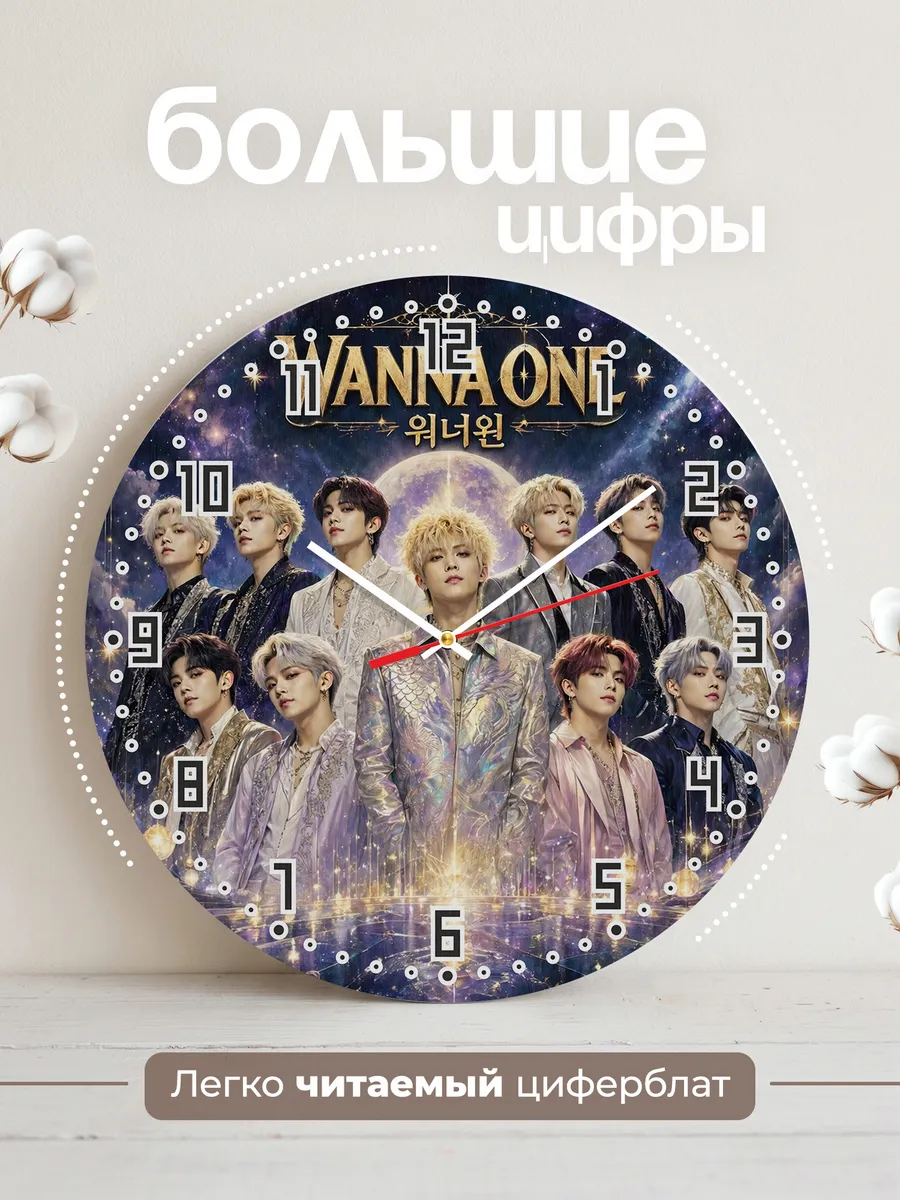 Часы настенные "Wanna One" — фото 4