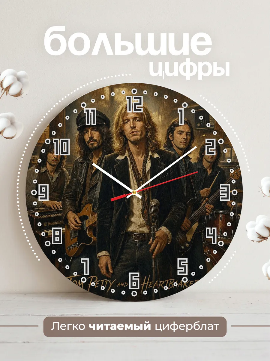Часы настенные "Tom Petty and the Heartbreakers" — фото 4