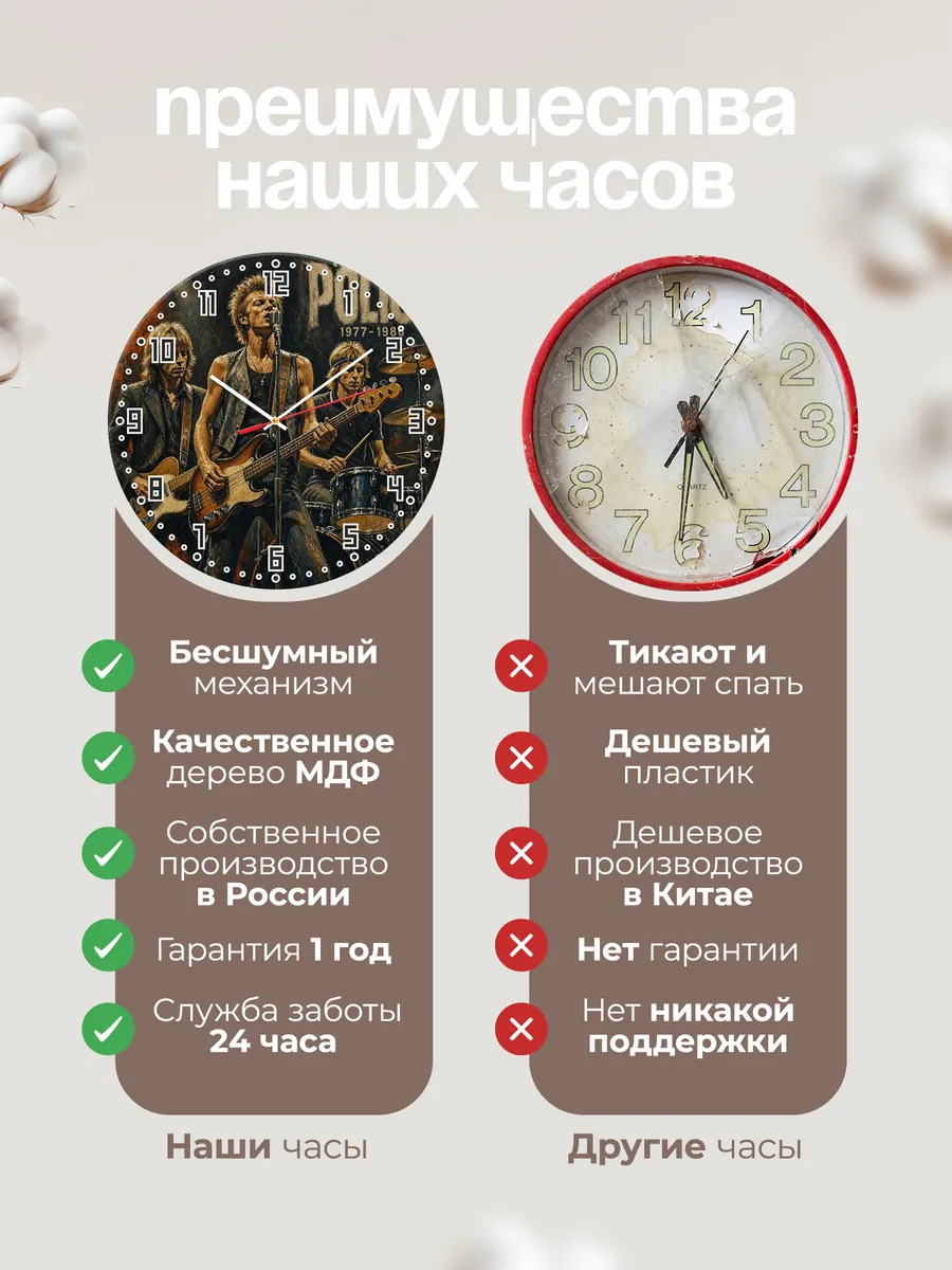 Часы настенные "The Police" — фото 2