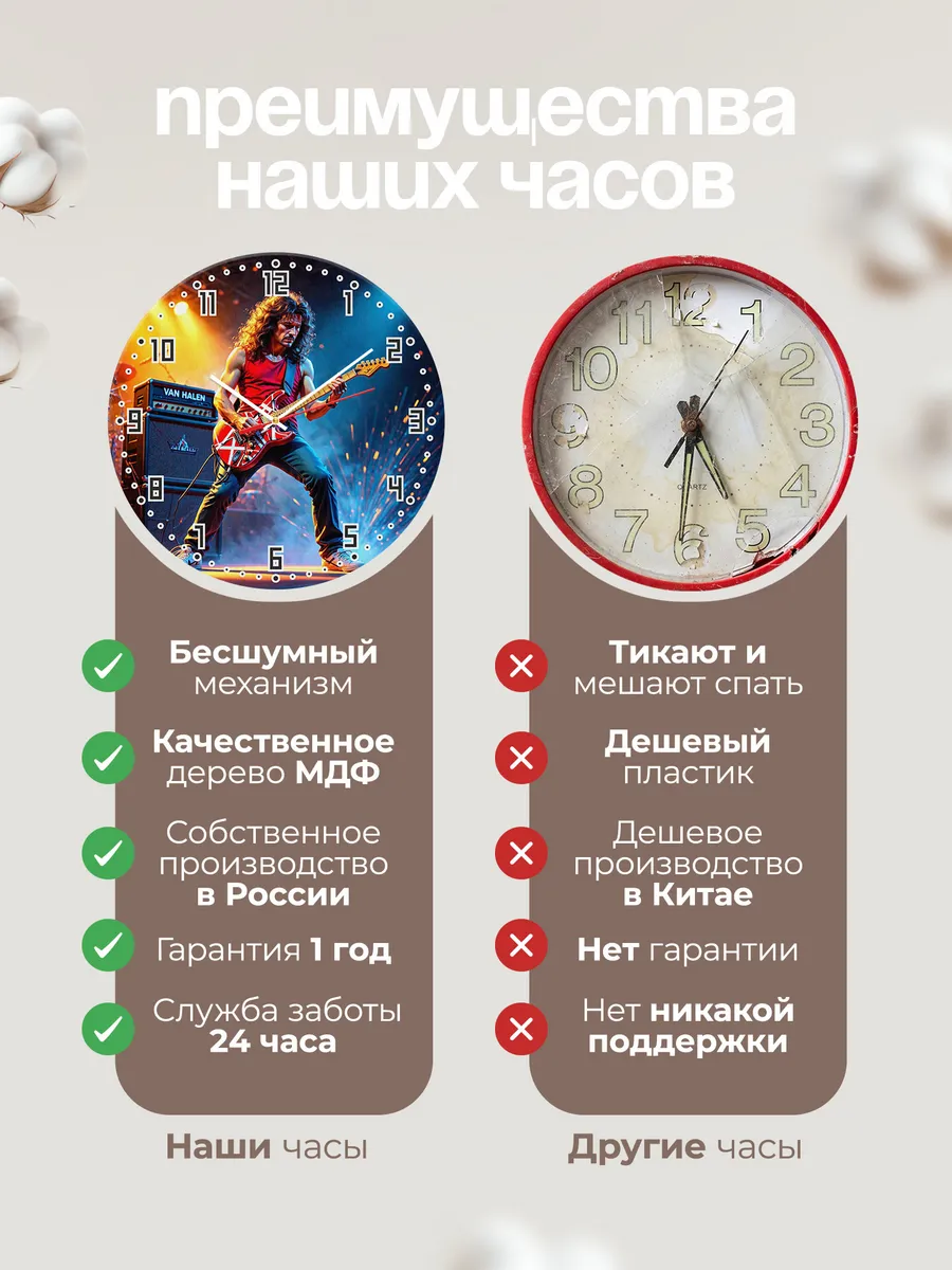 Часы настенные "Van Halen" — фото 2