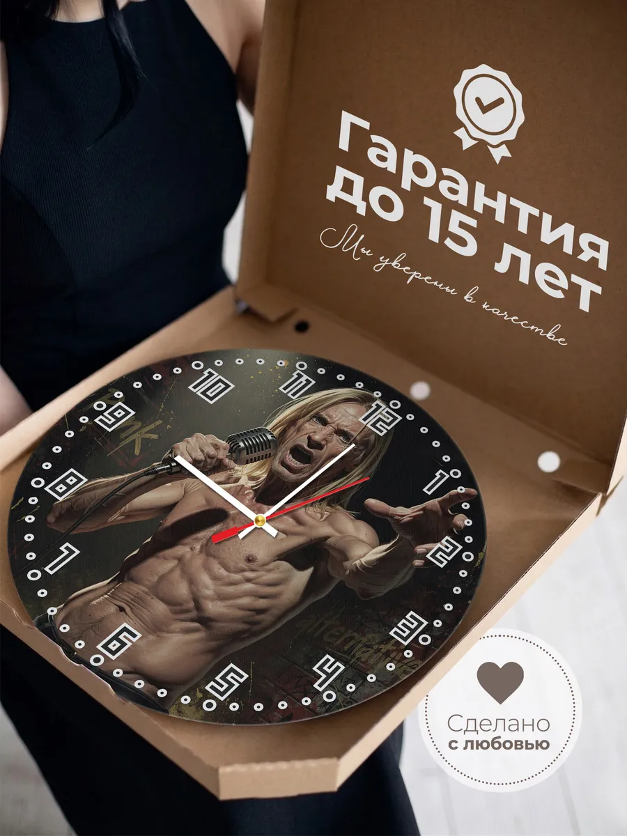 Часы настенные "Iggy Pop и The Stooges" — фото 5
