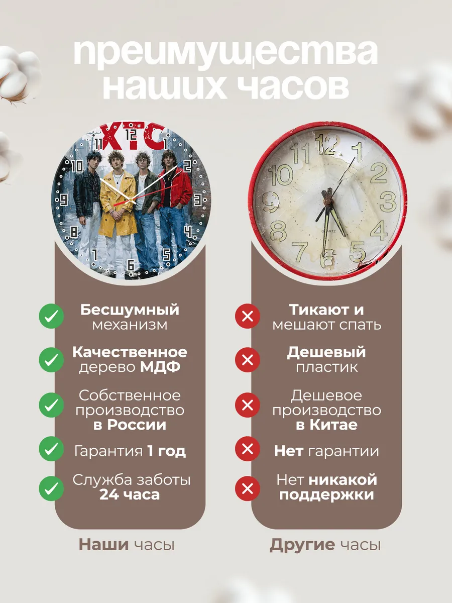 Часы настенные "XTC" — фото 2