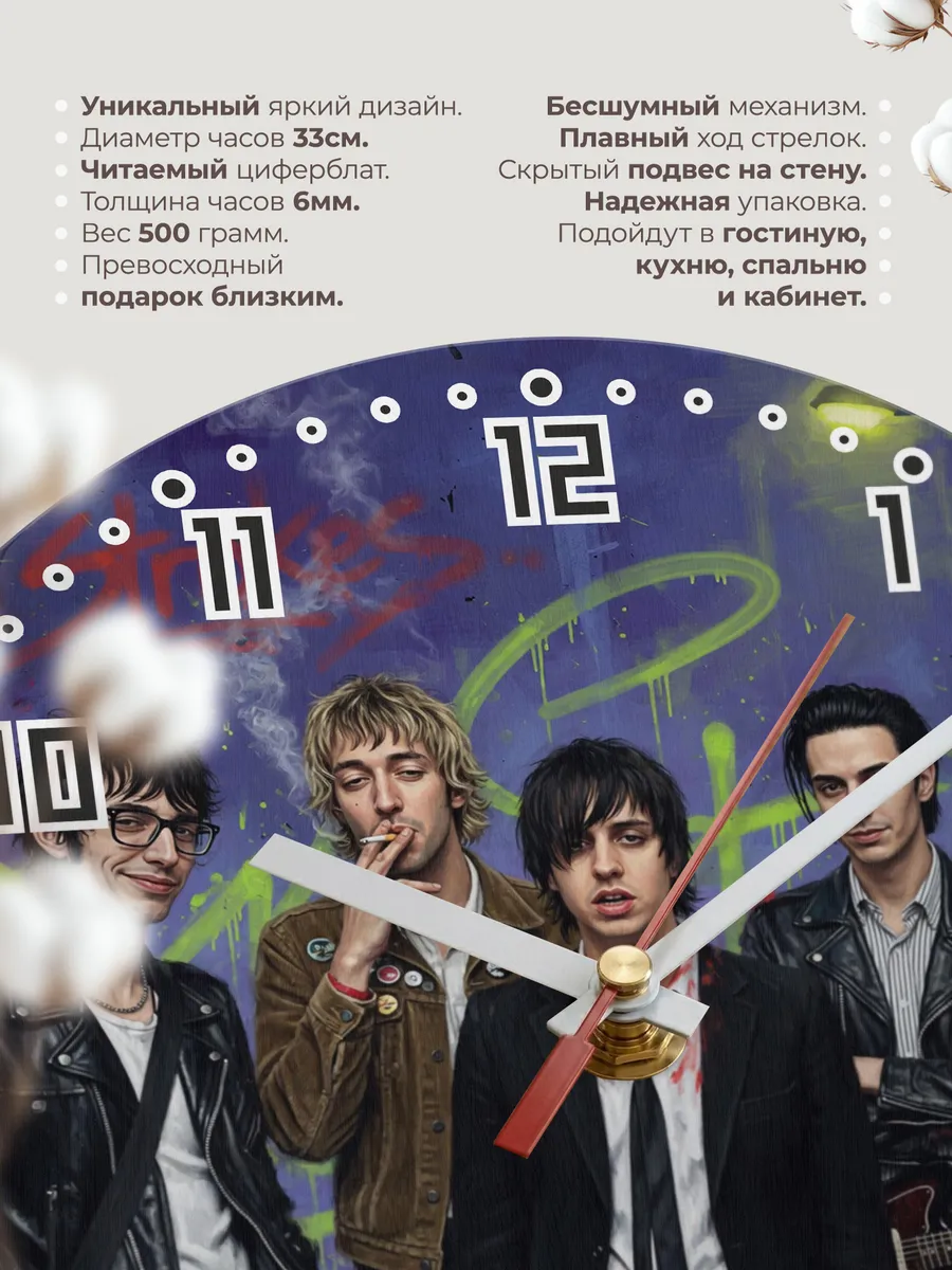 Часы настенные "The Strokes" — фото 3