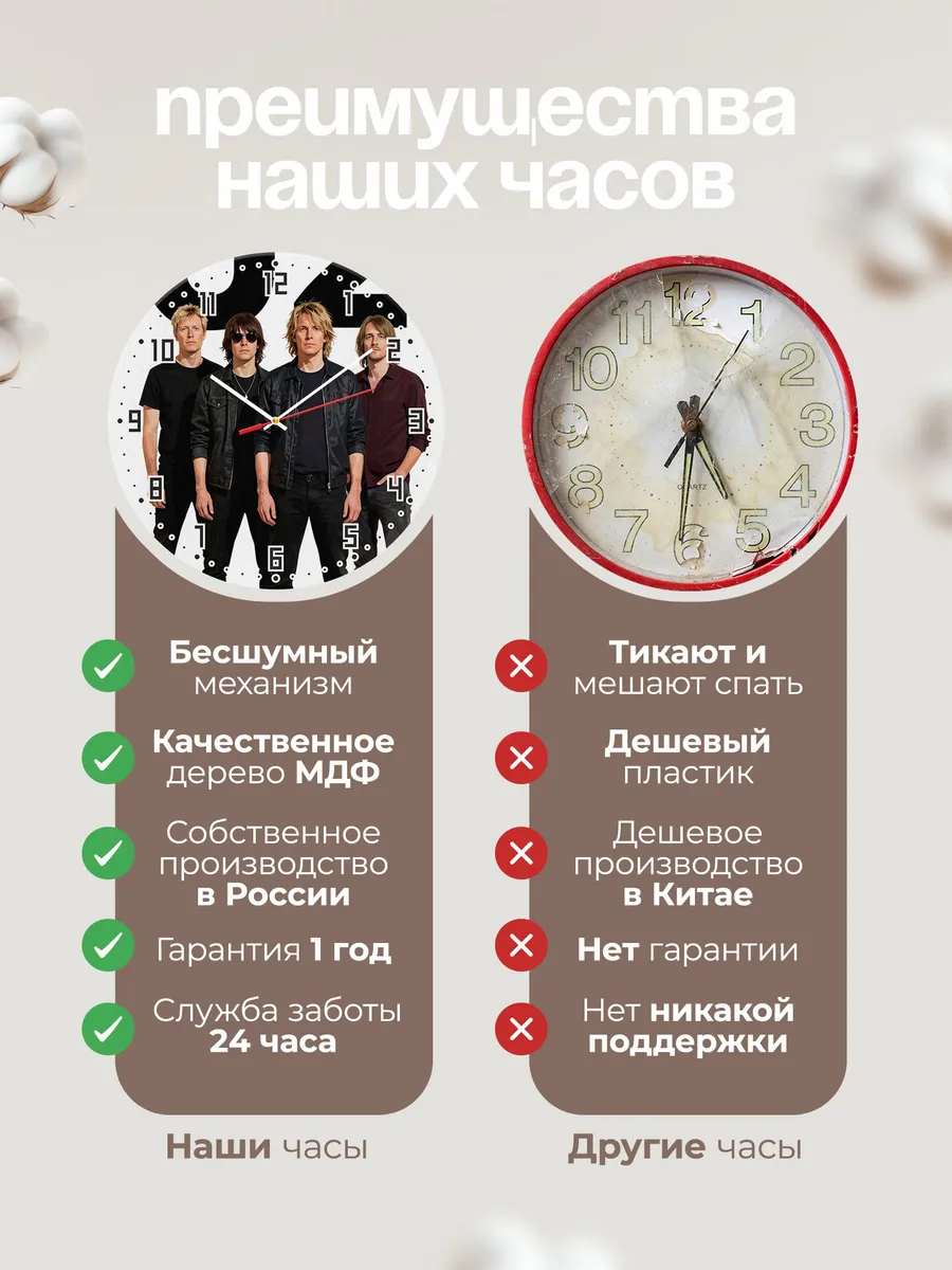 Часы настенные "U2" — фото 2