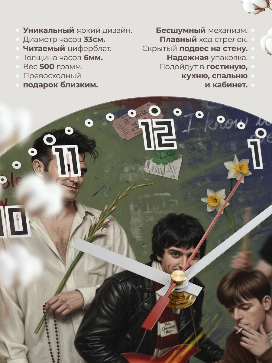 Часы настенные "The Smiths" — фото 3