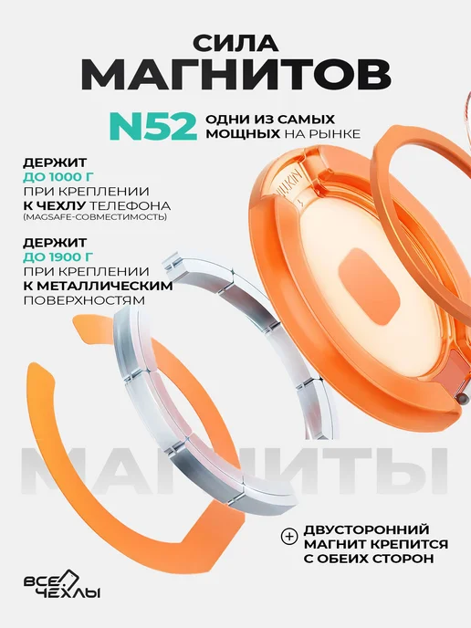 Nillkin Кольцо-подставка MagSafe, IceSnap, вариант, фото 3