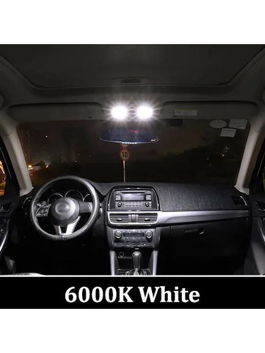 BMTxms 6000K White LED Внутреннее освещение Spider (95-05) 7PCS, 7 шт