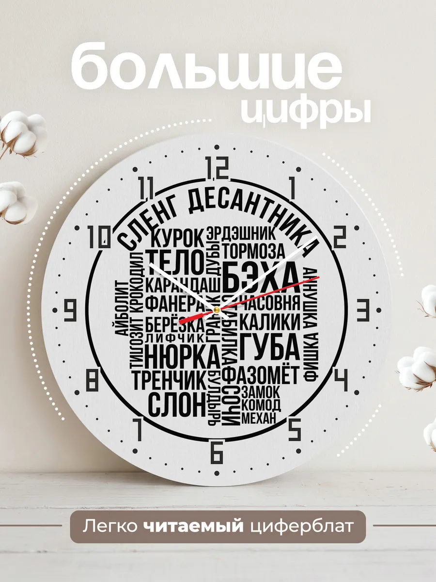 Часы настенные "Слэнг Дисантника" — фото 4