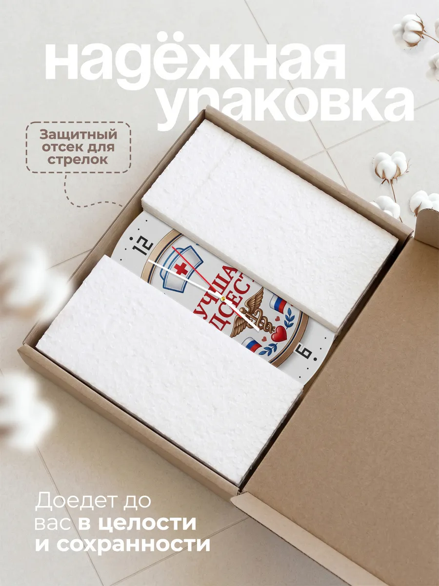 Часы настенные "Эмблема лучшая медсестра" — фото 11