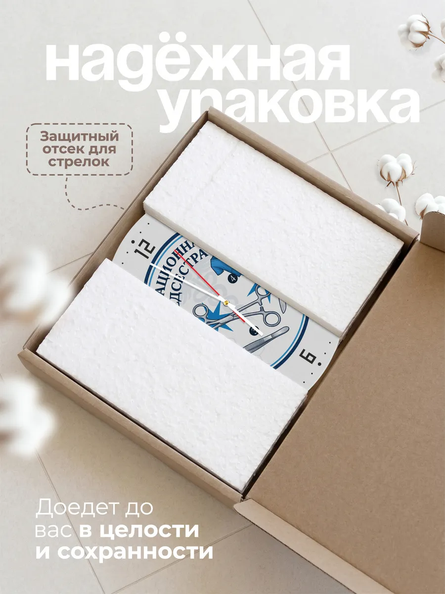Часы настенные "Хирургические инструменты" — фото 11