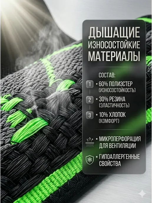 Напульсник для фитнеса и кроссфита фиксатор сустава руки, вариант, фото 2