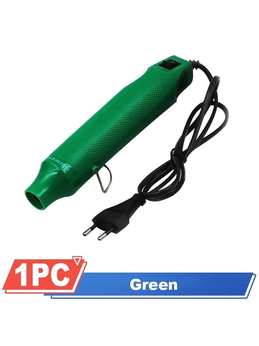 Нет бренда Термофен Green 220В для пайки и рукоделия, зеленый