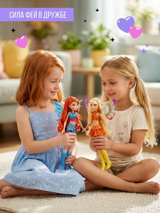 WINX Кукла Club Блум, серия "Феи", синий, фото 7