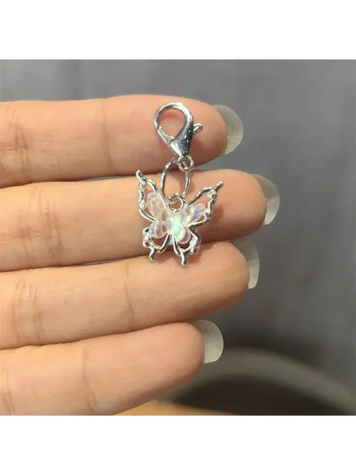 SMATLELF Подвески Для Обуви Jewel Butterfly 1 Шт, 1 шт