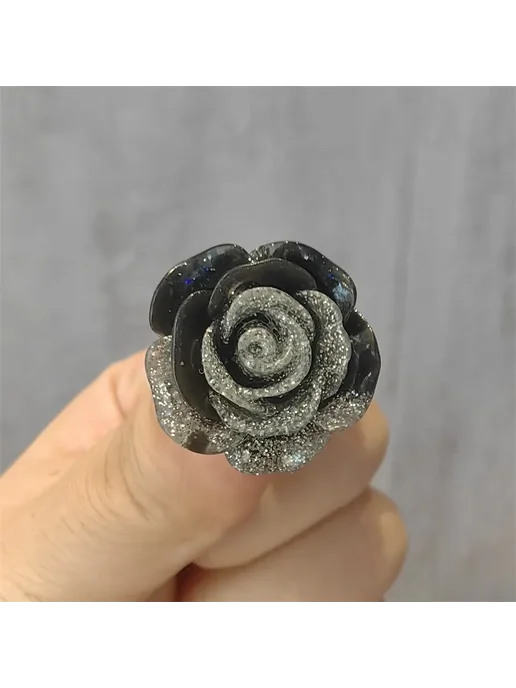 SMATLELF Оригинальные подвески для обуви Black Rose 1 шт, 1 шт
