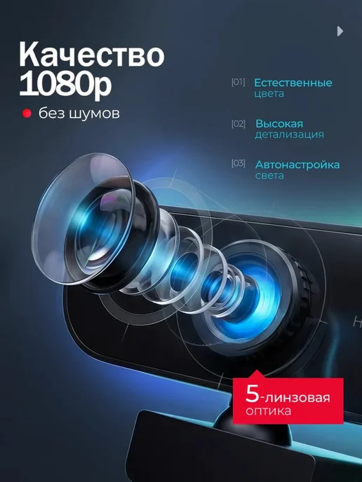 СтримСтарт Web-камера для компьютера с микрофоном, вариант, фото 2