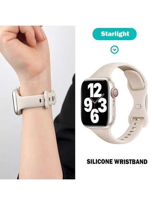 PEO Силиконовый ремешок Apple Watch Orange 12 40-41-S11-S10 42mm, розовый, фото 2