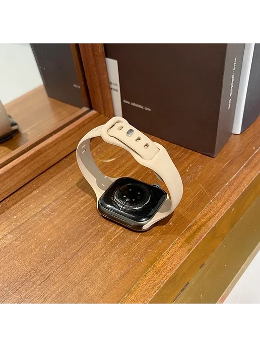 PEO Силиконовый ремешок Apple Watch Orange 12 40-41-S11-S10 42mm, розовый, фото 6