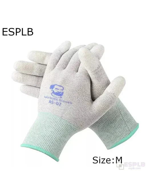 ESPLB ESPBL Антистатические перчатки из углеродного волокна M L L, белый, фото 2