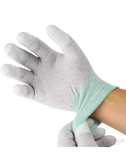 ESPLB ESPBL Антистатические перчатки из углеродного волокна M L L, белый, фото 3
