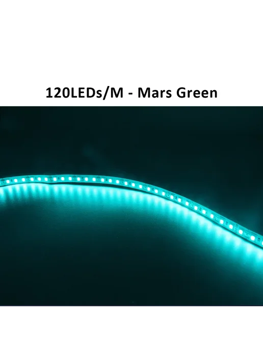 Нет бренда Светодиодная лента Mars Green 120LEDs M, изумрудный, зеленый