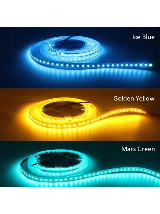 Нет бренда Светодиодная лента Mars Green 120LEDs M, изумрудный, зеленый, фото 4