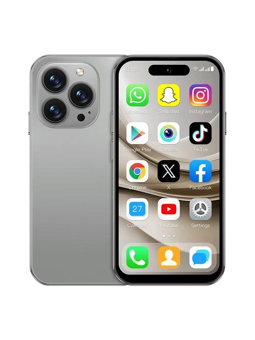 Смартфон ONEMYTH M17 Pro Mini 2/16 ГБ, серый