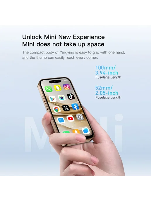 Смартфон ONEMYTH M17 Pro Mini 2/16 ГБ, серый, фото 4
