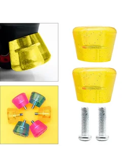 Нет бренда Роликовые коньки тормозные блоки Brake 2 шт. Yellow