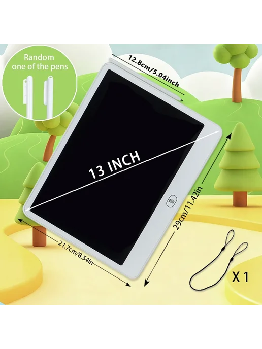 RSP Детский планшет для рисования 11 13 16 дюймов 13 inch wh, вариант