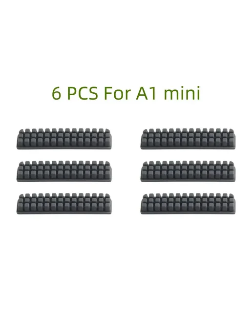 Нет бренда Силиконовая щетка Bambu Lab 6pcs-for A1 mini, серый