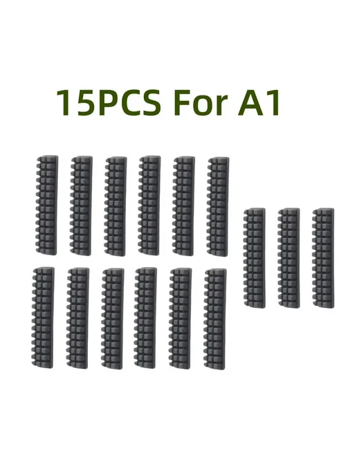 Нет бренда Силиконовая щетка Bambu Lab 15pcs-for A1, зеленый