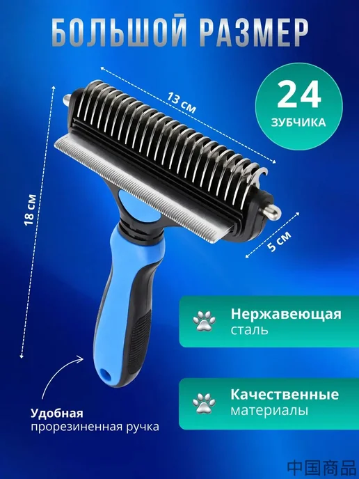 Колтунорез и дешеддер для кошек и собак - эффективный уход, вариант, фото 4
