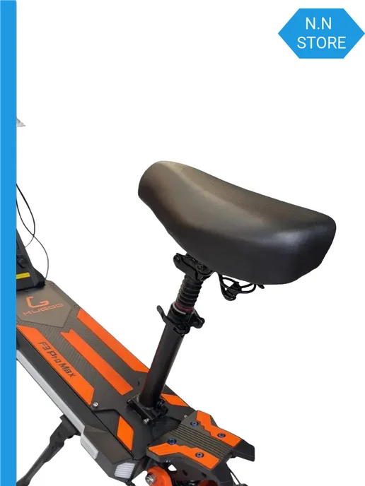 KUGOO Сиденье в сборе для электросамоката F3 Pro Max, черный, фото 4