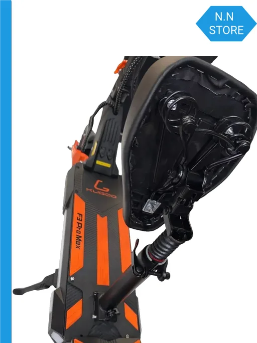 KUGOO Сиденье в сборе для электросамоката F3 Pro Max, черный, фото 6
